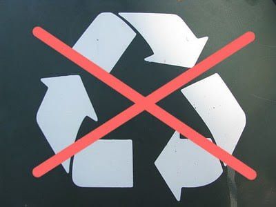 no al reciclaje