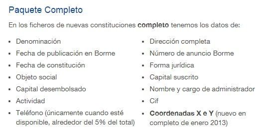 empresa reciente creacion completo