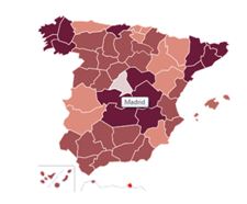 mapa Registro Propiedad Madrid