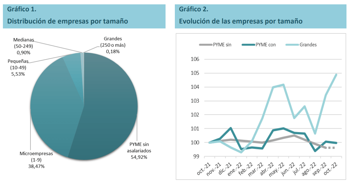 Empresas por tamaño