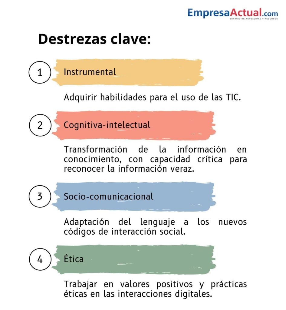 destrezas clave alfabetización digital